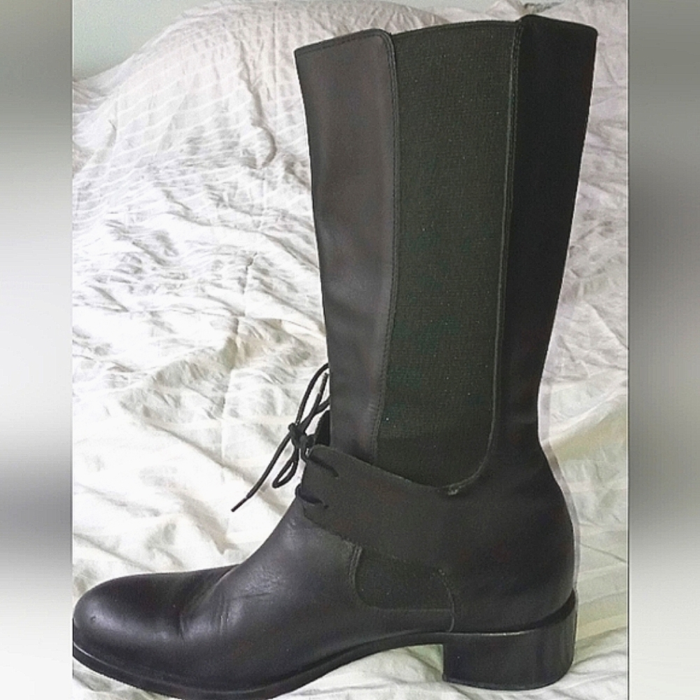 ACCESSOIRE DIFFUSION | Black Leather Boot